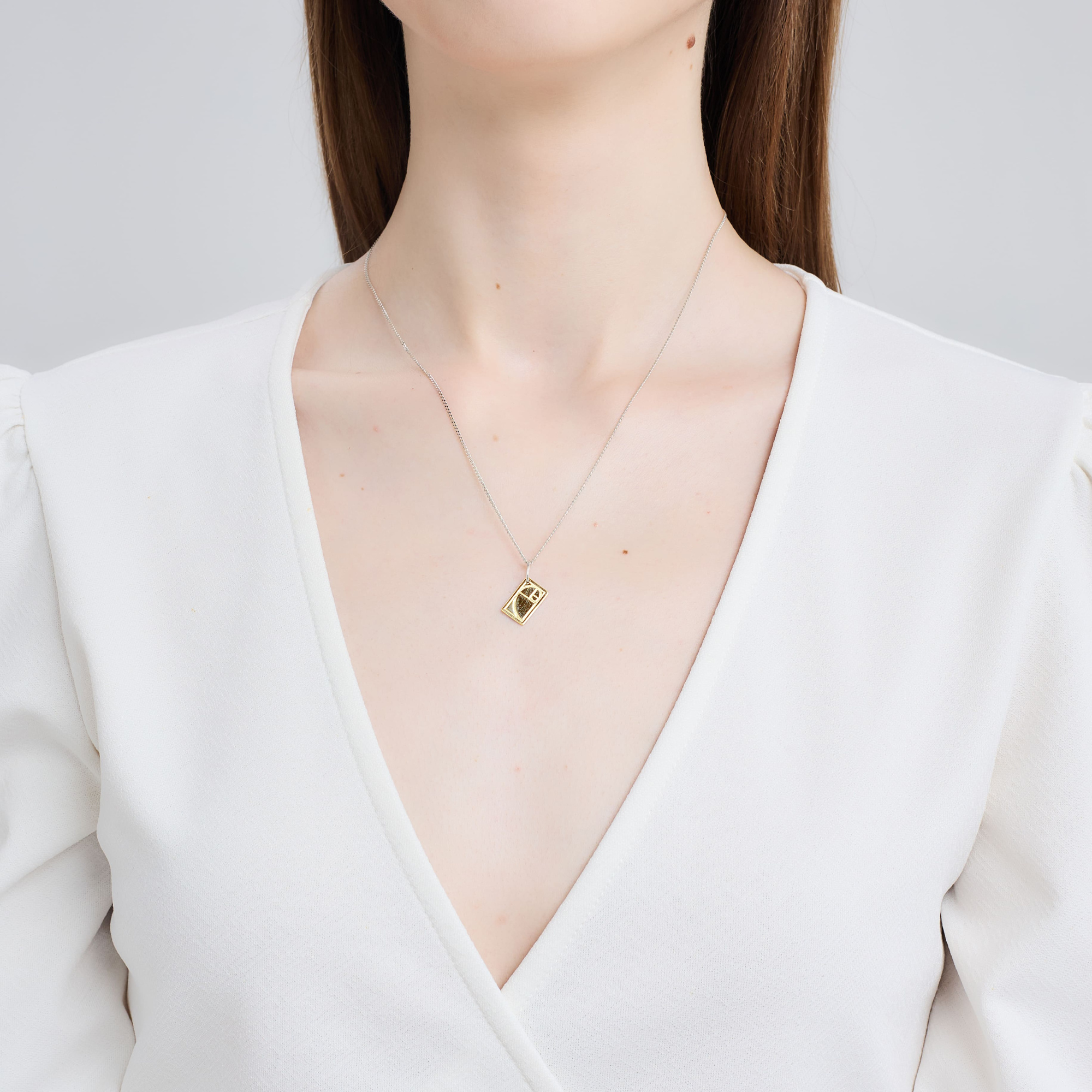 INFANTA Подвеска Золотое сечение малая позолота