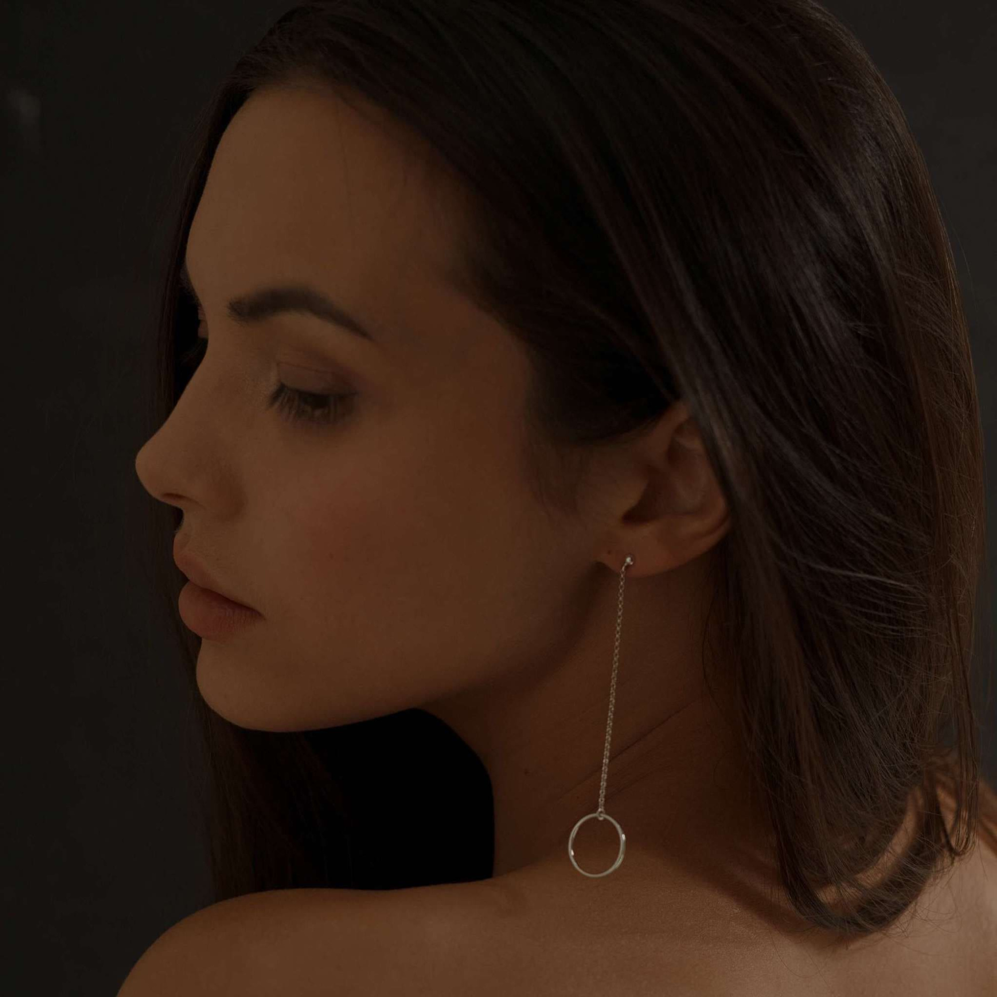 MS. MARBLE серьги Karma серебро