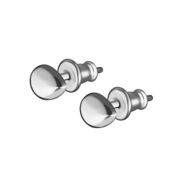 INFANTA Серьги гвоздики Grano Grande серебро