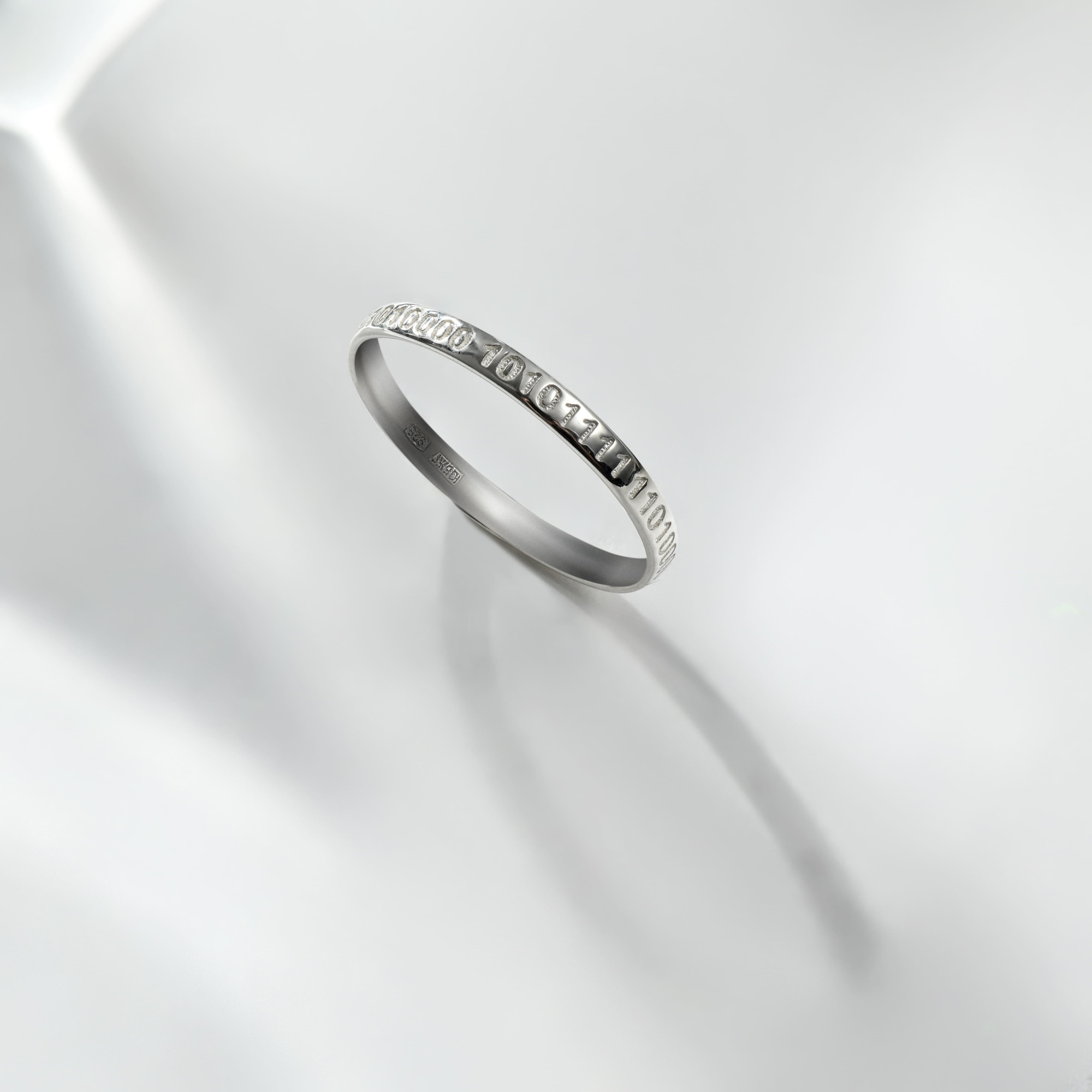 INFANTA Кольцо Бинарный манифест тонкое