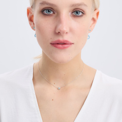 INFANTA Чокер Principessa Cerchio с топазом в серебре