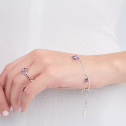 INFANTA Браслет Principessa Ciondolo с аметистами