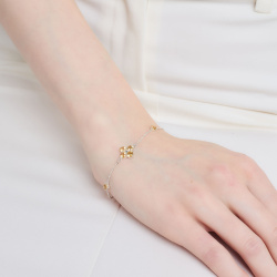 INFANTA Браслет Principessa Quadrifoglio с цитринами