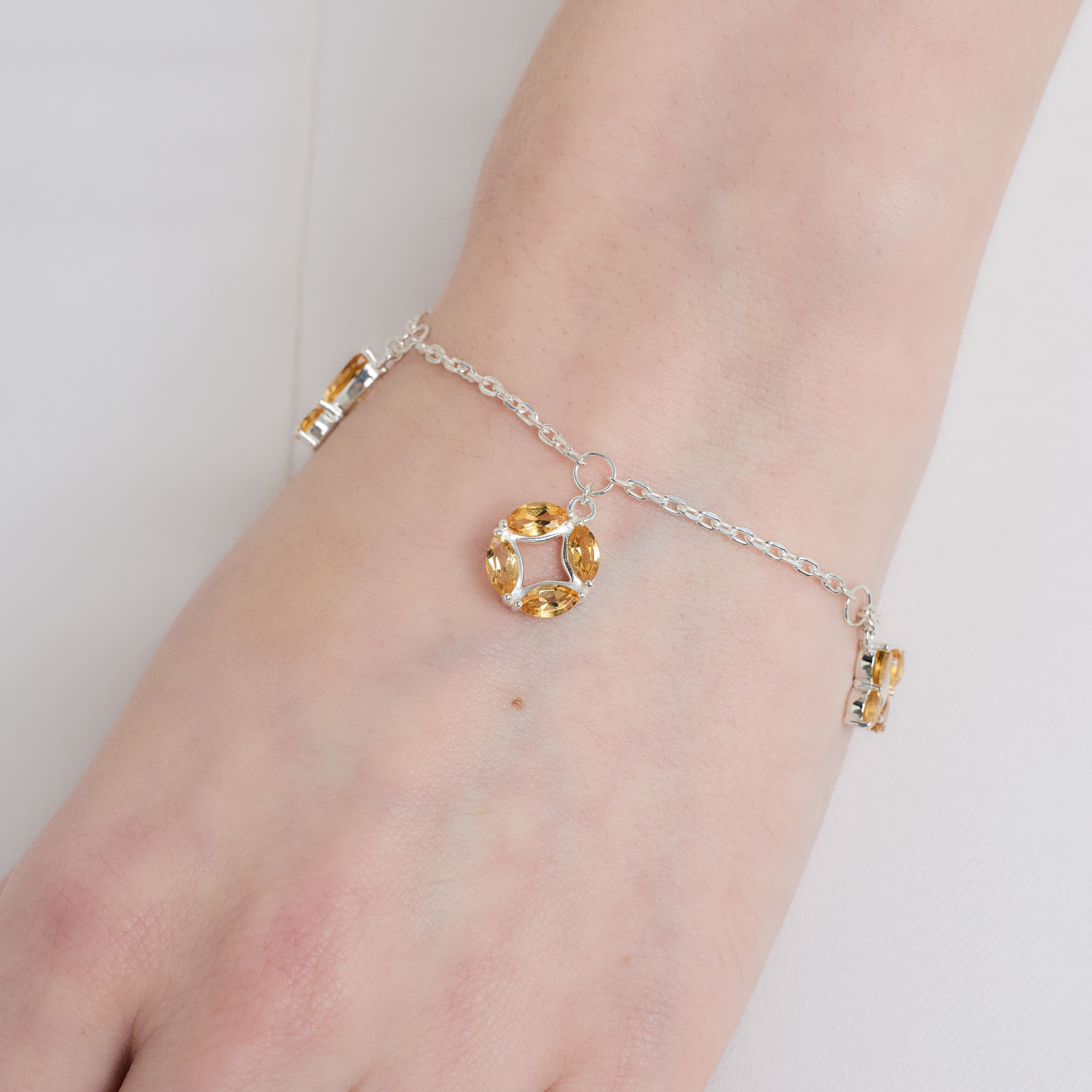 INFANTA Браслет Principessa Ciondolo с цитринами