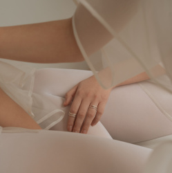 MS. MARBLE кольцо Awakening серебро