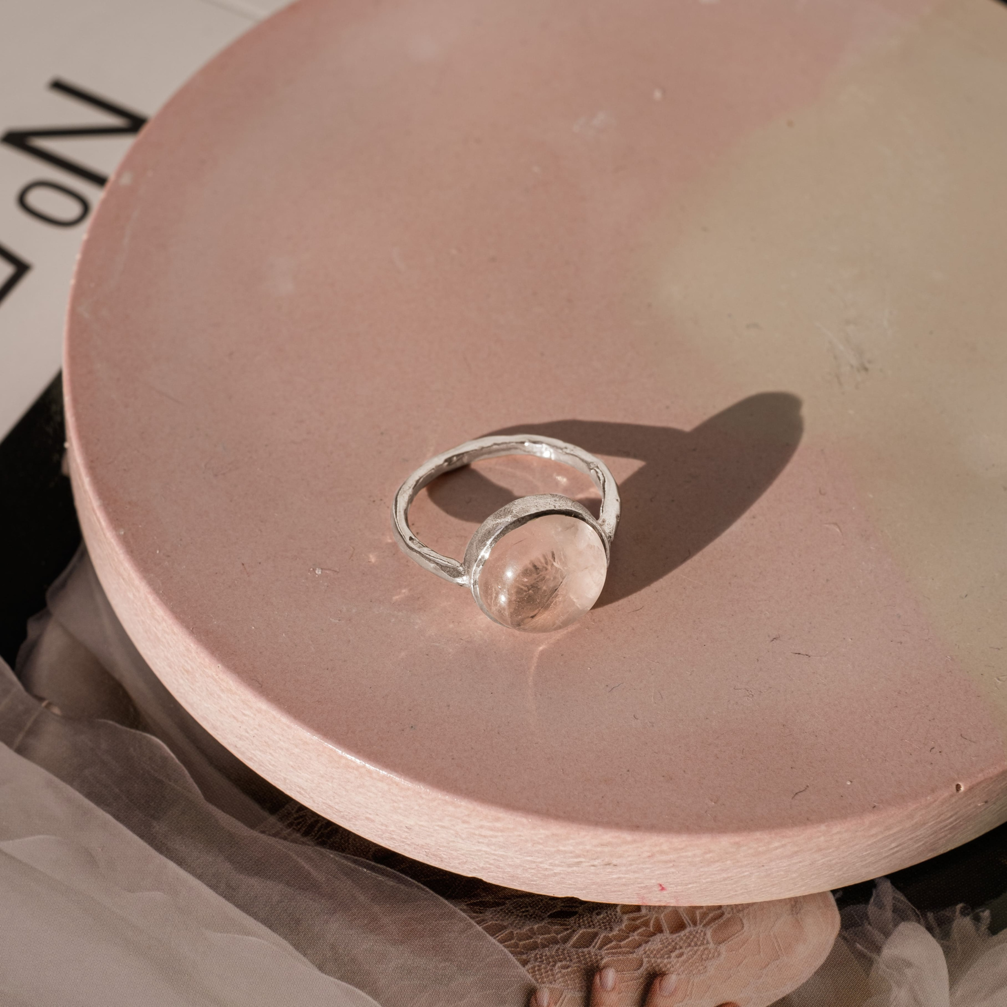 EKATERINA TOLSTAYA Кольцо с розовым кварцем