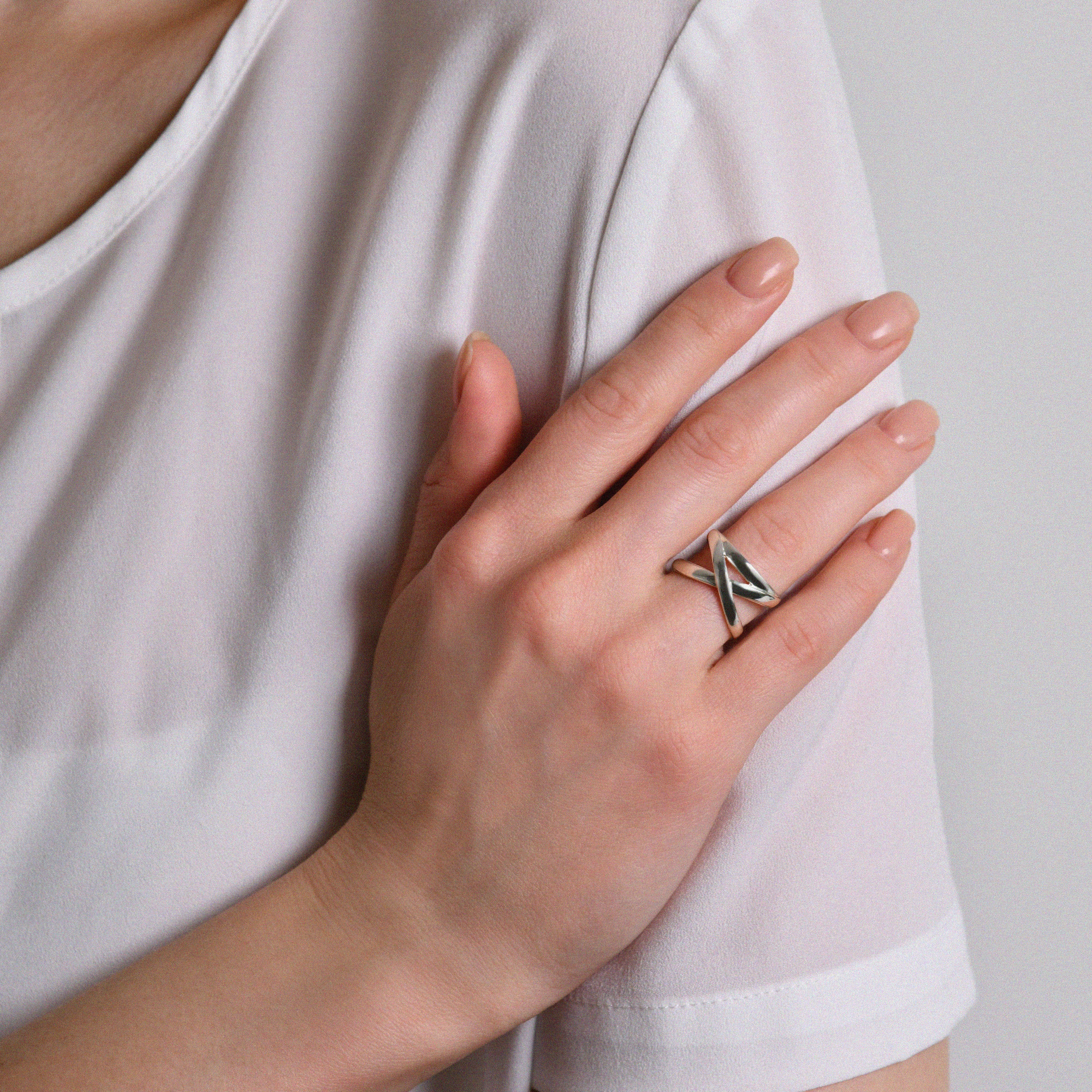 INFANTA Кольцо широкое Matassa намотка