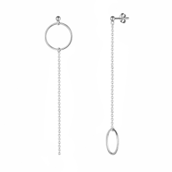 MS. MARBLE серьги Karma серебро