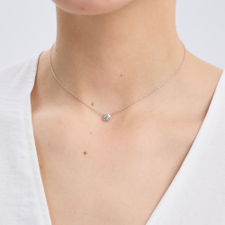 INFANTA Чокер Principessa Cerchio с топазом в серебре