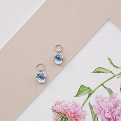EKATERINA TOLSTAYA Подвесы на серьги с голубым топазом