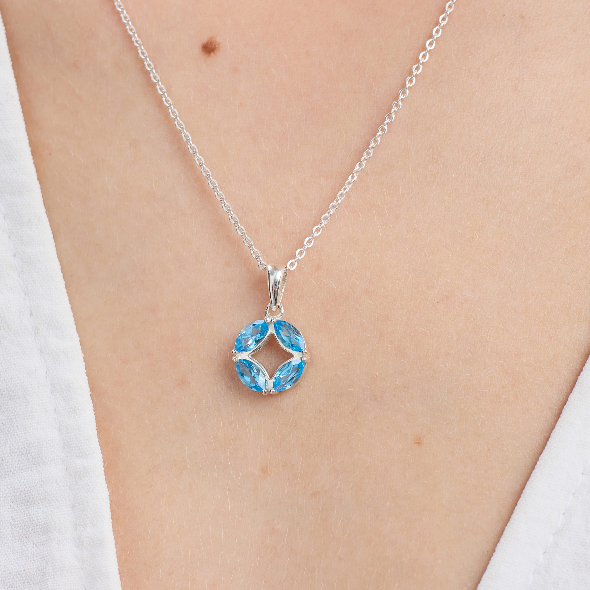 INFANTA Кулон Маркизы Principessa Marchese с топазами в серебре