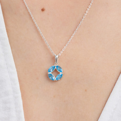 INFANTA Кулон Маркизы Principessa Marchese с топазами в серебре