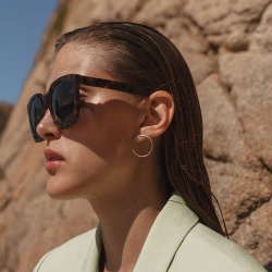 URBAN ISLAND серьга Essential Circles L (1 шт)