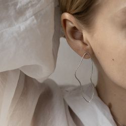 MS. MARBLE серьги Empathy closed серебро