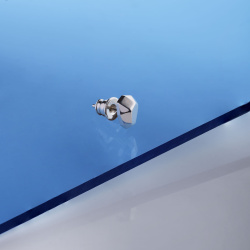 INFANTA Моносерьга Полигон серебро