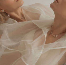 MS. MARBLE подвеска-чокер Meditation серебро