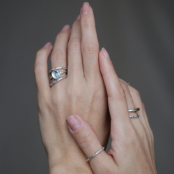 EKATERINA TOLSTAYA Кольцо с голубым топазом