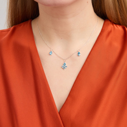 INFANTA Чокер Principessa Giglio с топазами