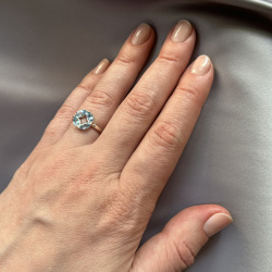 INFANTA Кольцо Principessa Marchesa с топазами в серебре