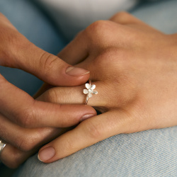 URBAN ISLAND кольцо FLower Forget Me Not 