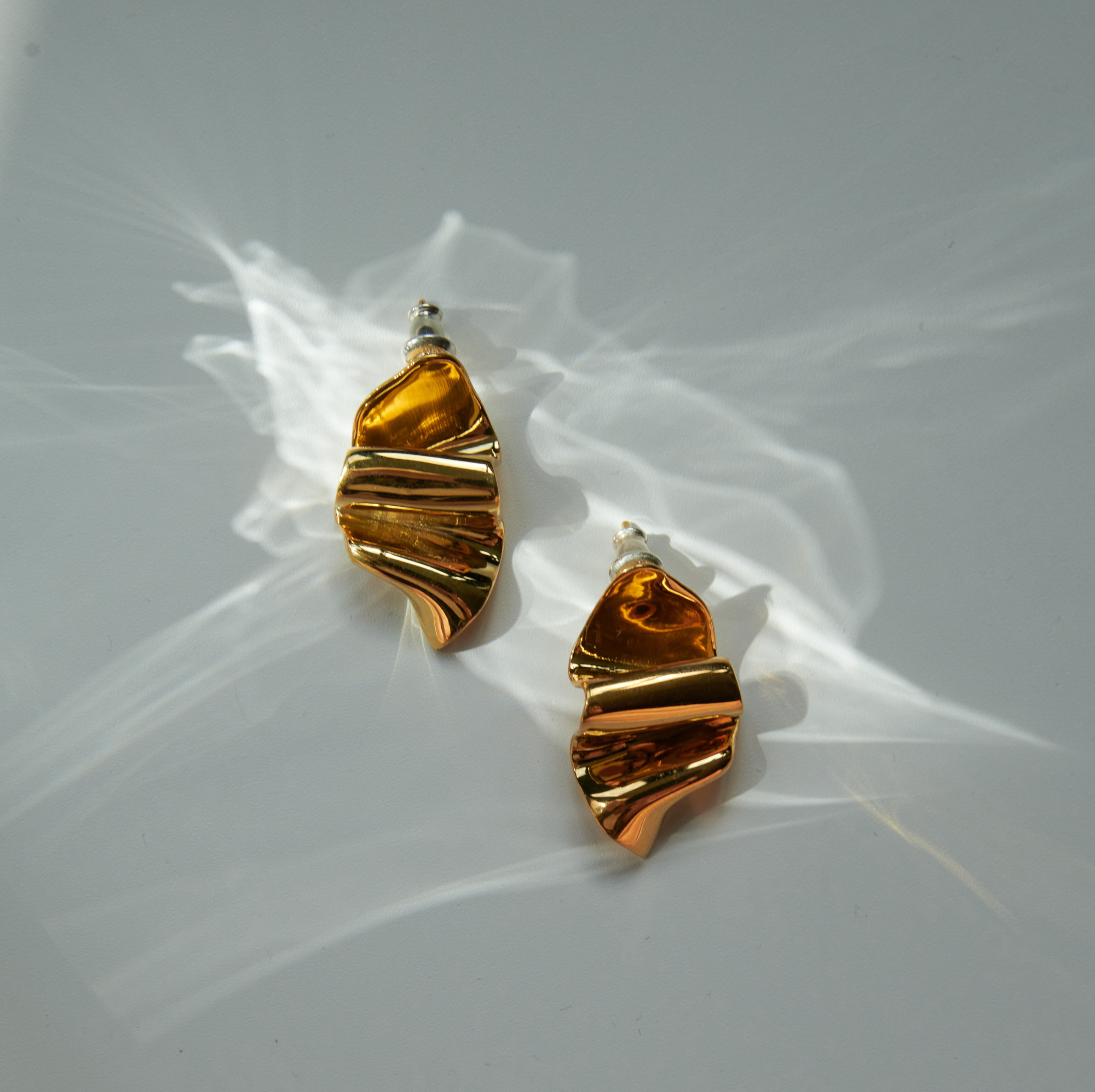 MS. MARBLE серьги Kindness позолота