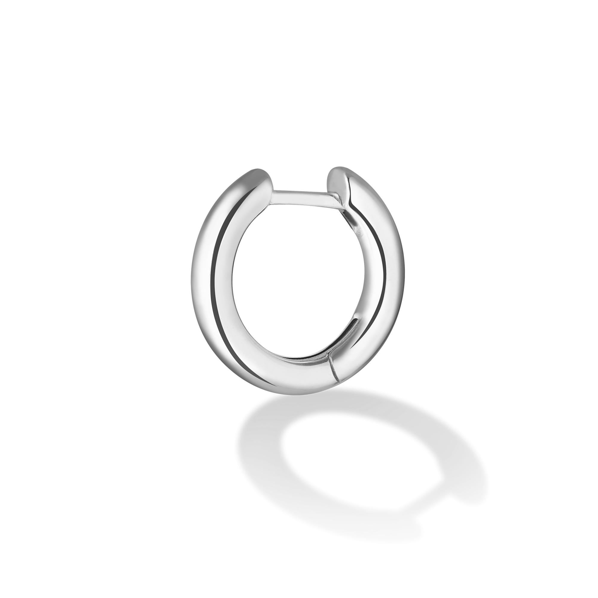 INFANTA Моносерьга Круг - Круг серебро