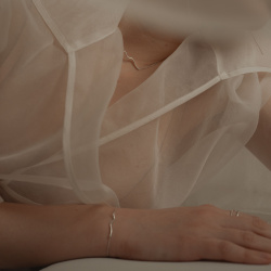 MS. MARBLE Браслет Flow серебро