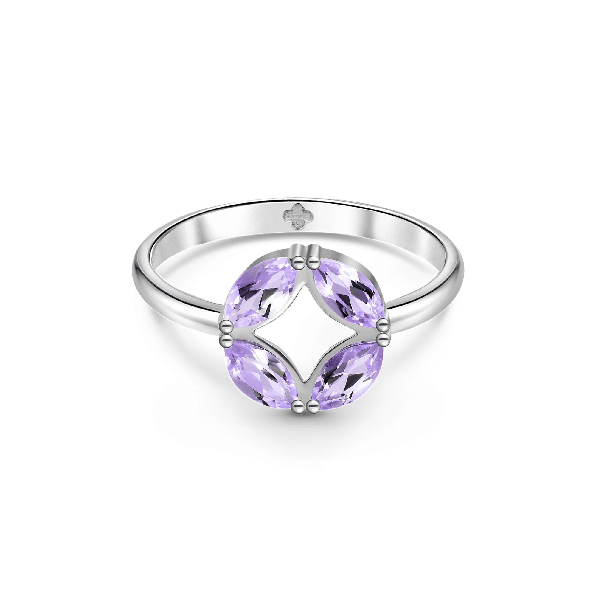 INFANTA Кольцо Principessa Marchesa с аметистами в серебре