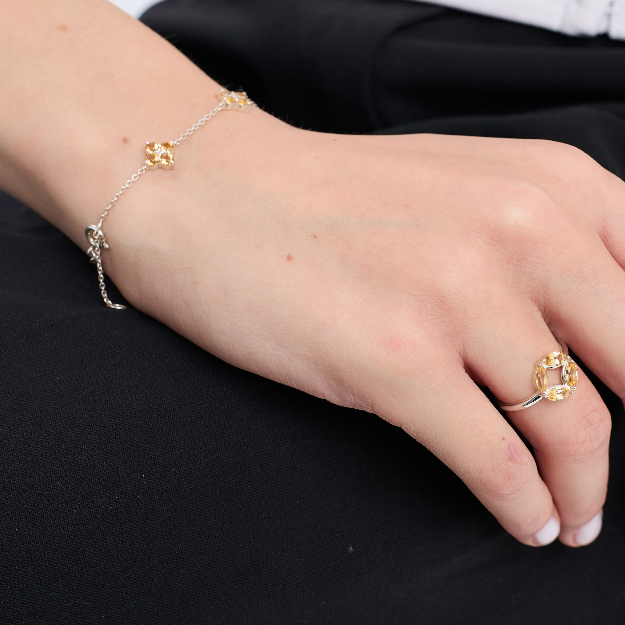 INFANTA Браслет Principessa Cinque с цитринами