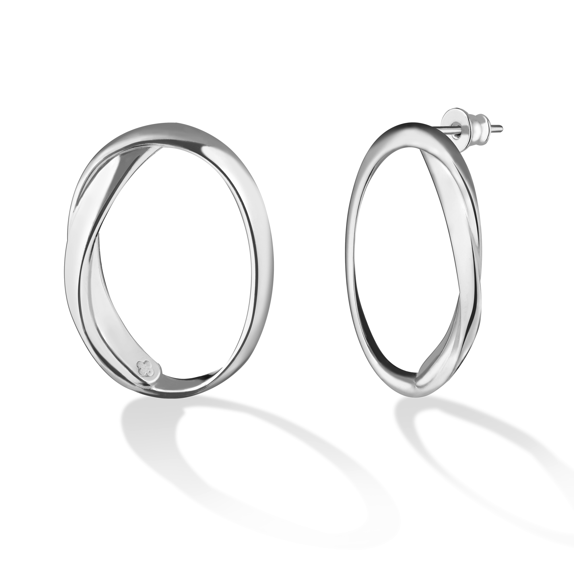 INFANTA Серьги круглые Nodo ленты