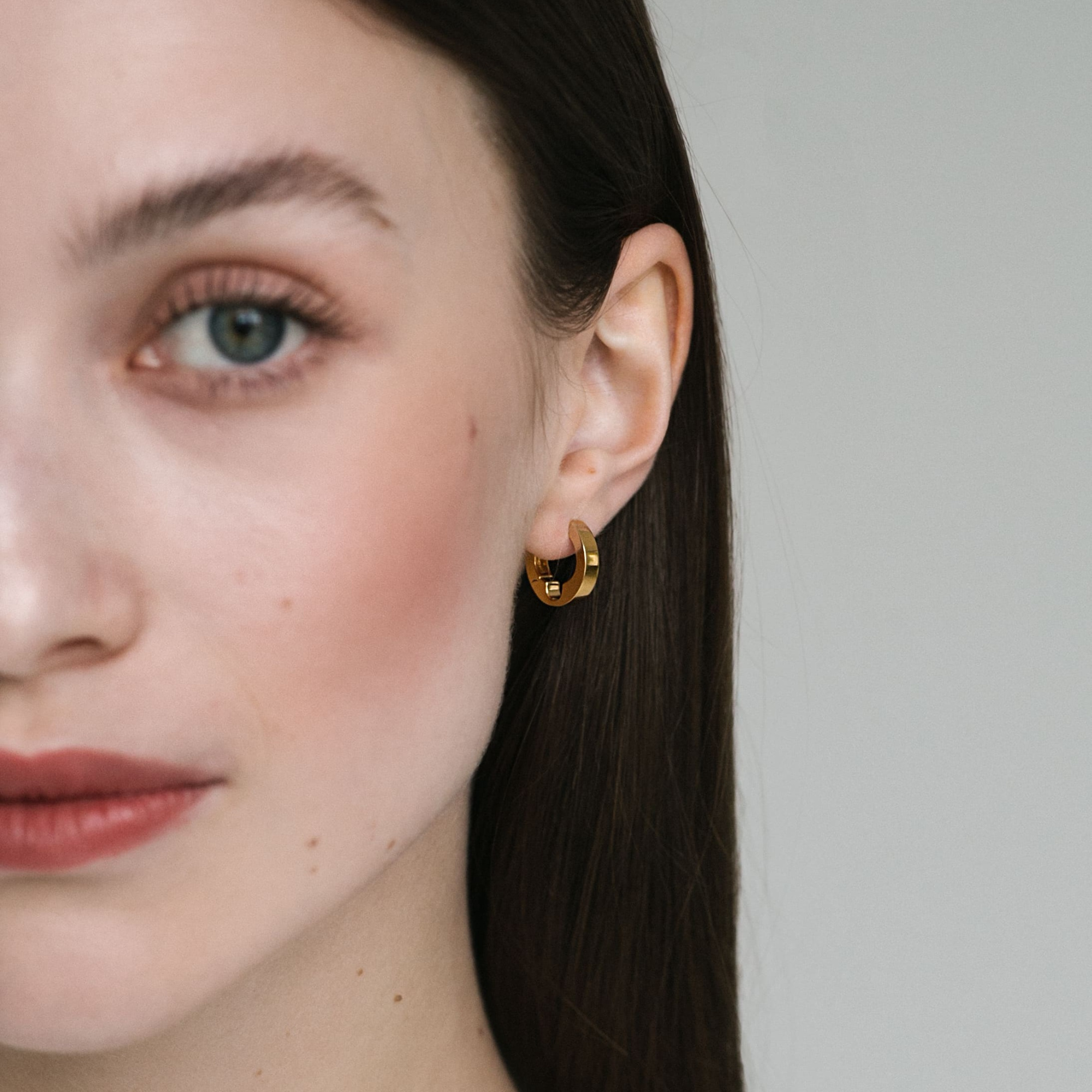 EKATERINA TOLSTAYA Серьги Замочки, позолота