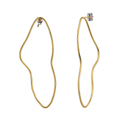 MS. MARBLE серьги Empathy closed позолота