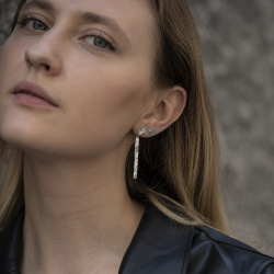 EKATERINA TOLSTAYA Серьги Мозаика длинные