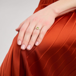 INFANTA Кольцо Principessa Corona с хризолитом