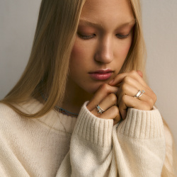 URBAN ISLAND кольцо FLower Forget Me Not 