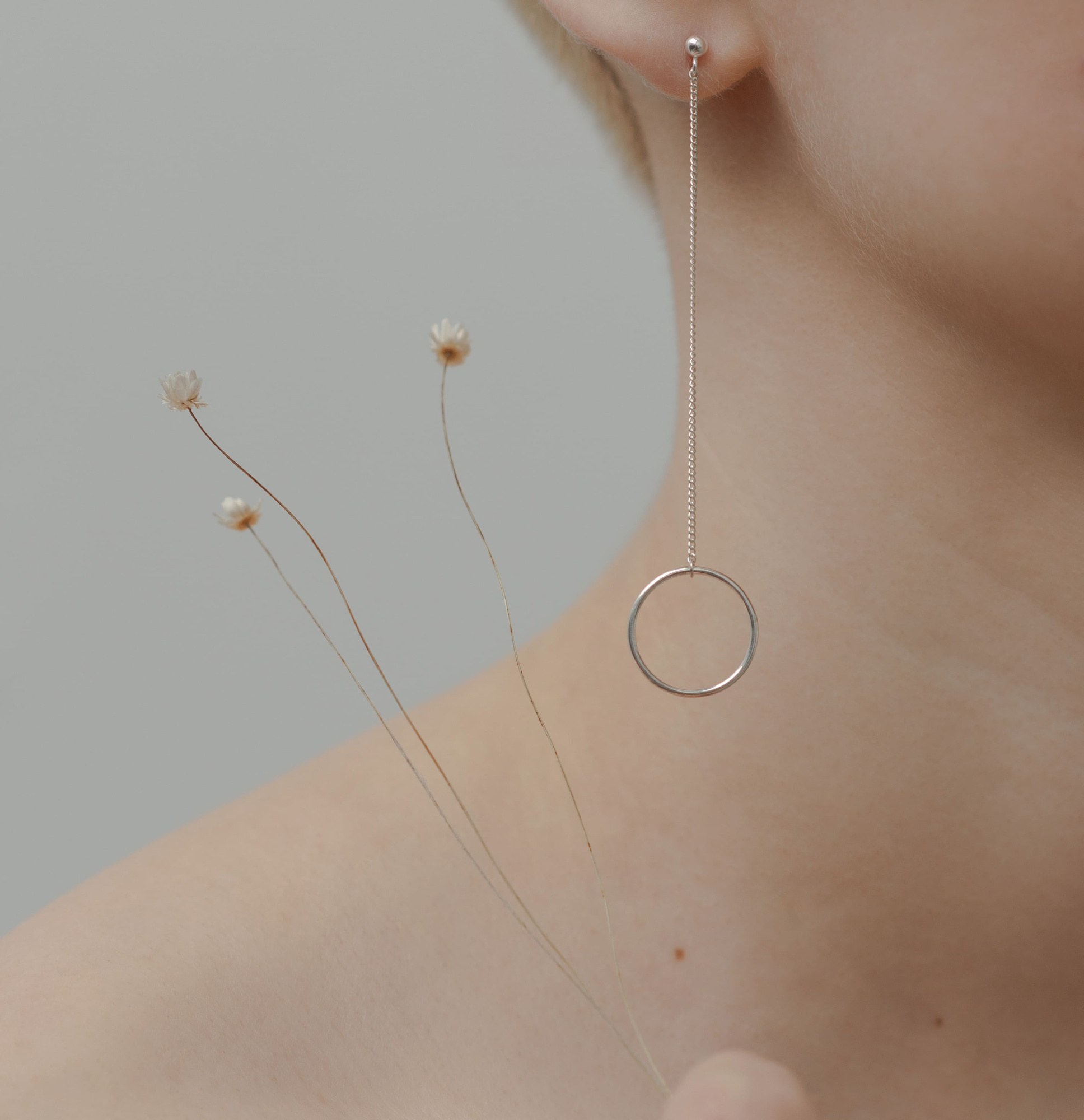 MS. MARBLE серьги Karma серебро