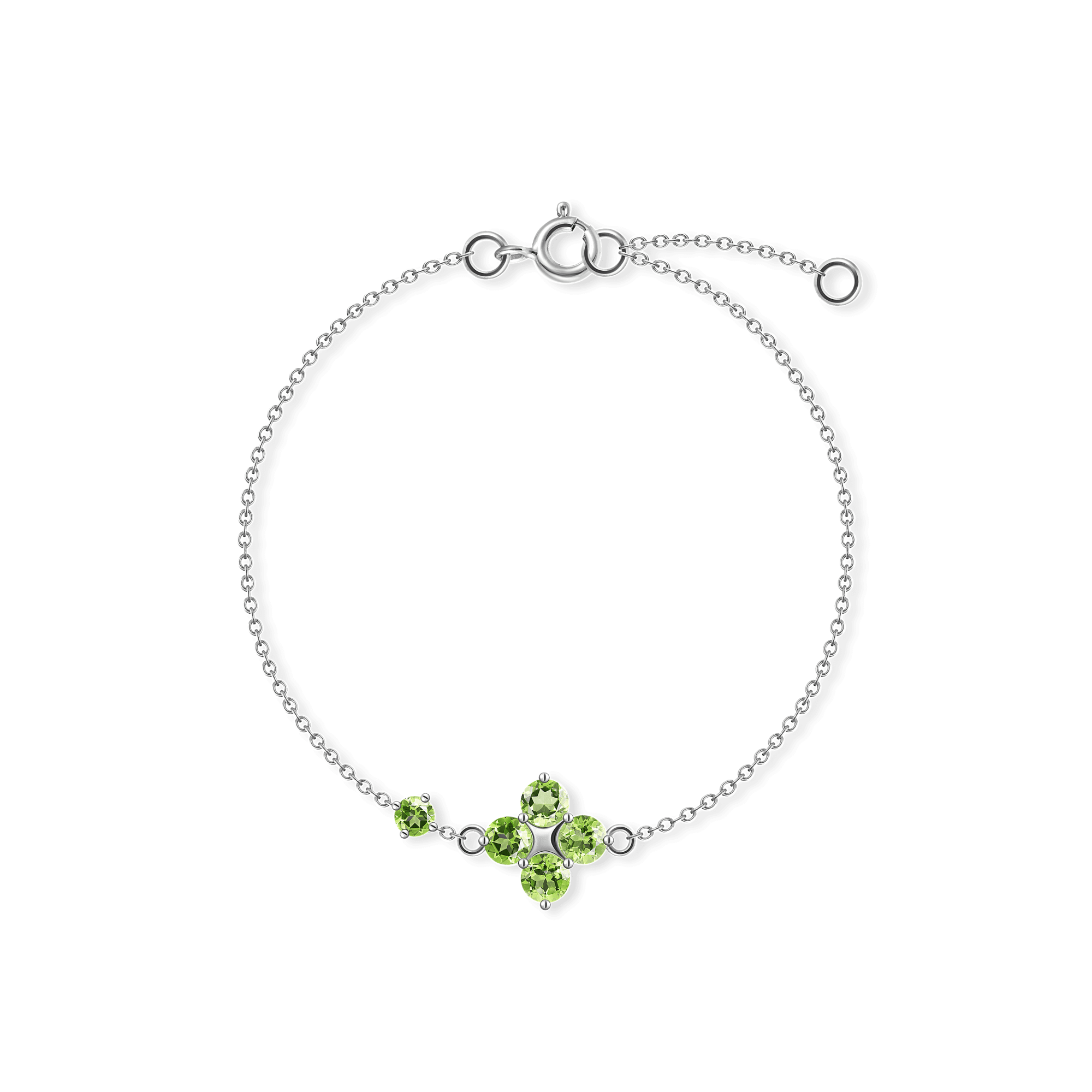 INFANTA Браслет Principessa Asimmetrico с хризолитами