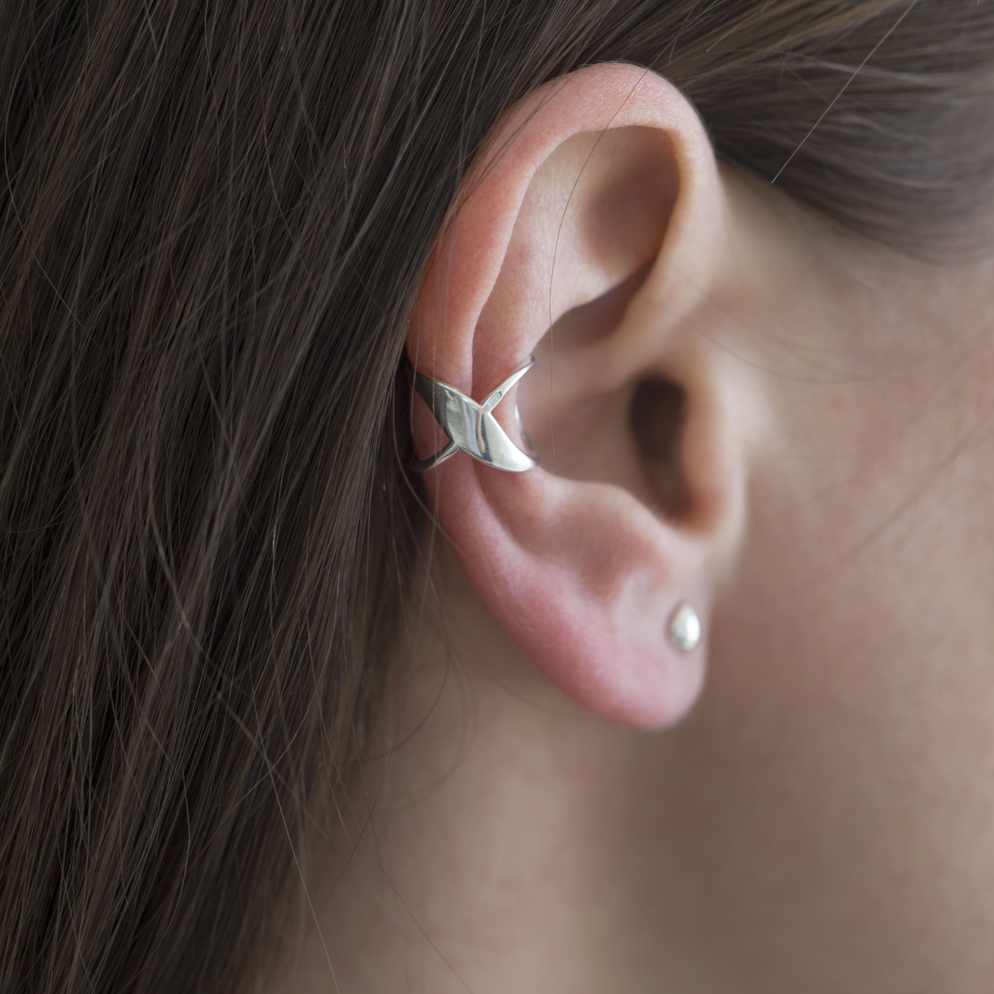 INFANTA Кафф Otto Восьмерка серебро