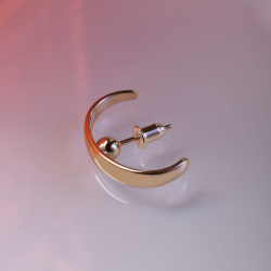 INFANTA Серьга Palla 20 c шариком позолота