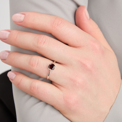 INFANTA Кольцо Principessa Corona с гранатом