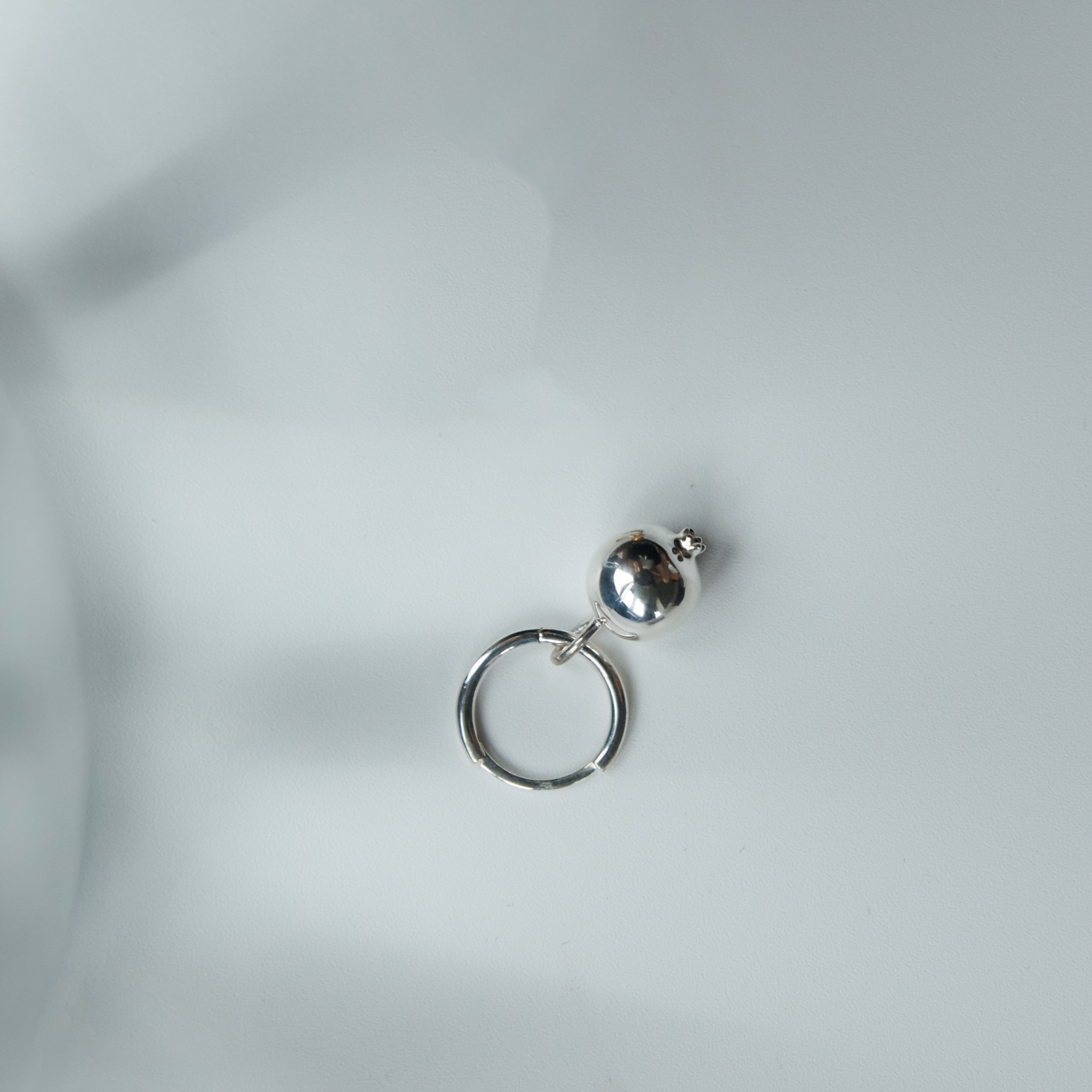 MS. MARBLE серьга Pomegranate серебро