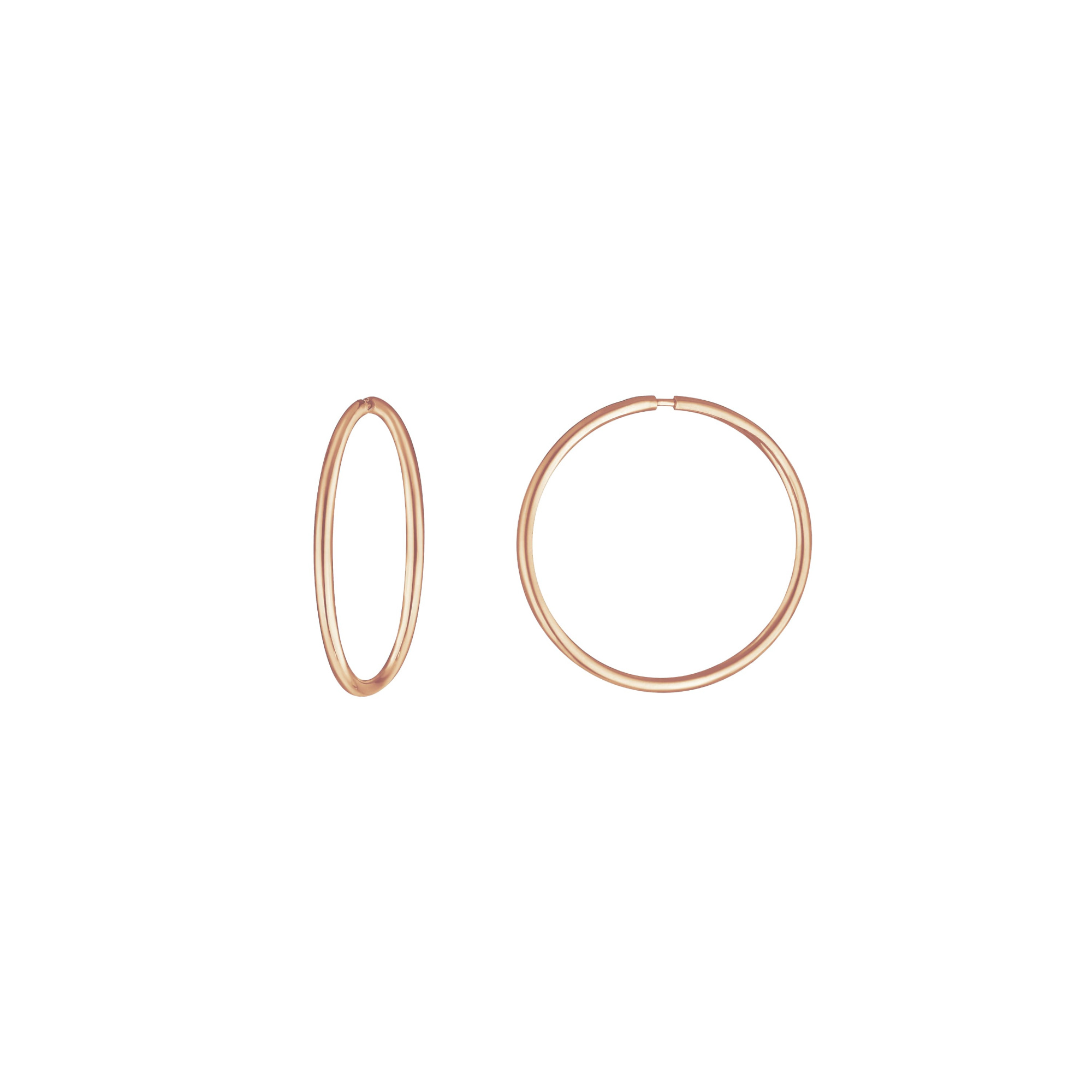 IR Серьги-кольца Конго 20 (позолота)