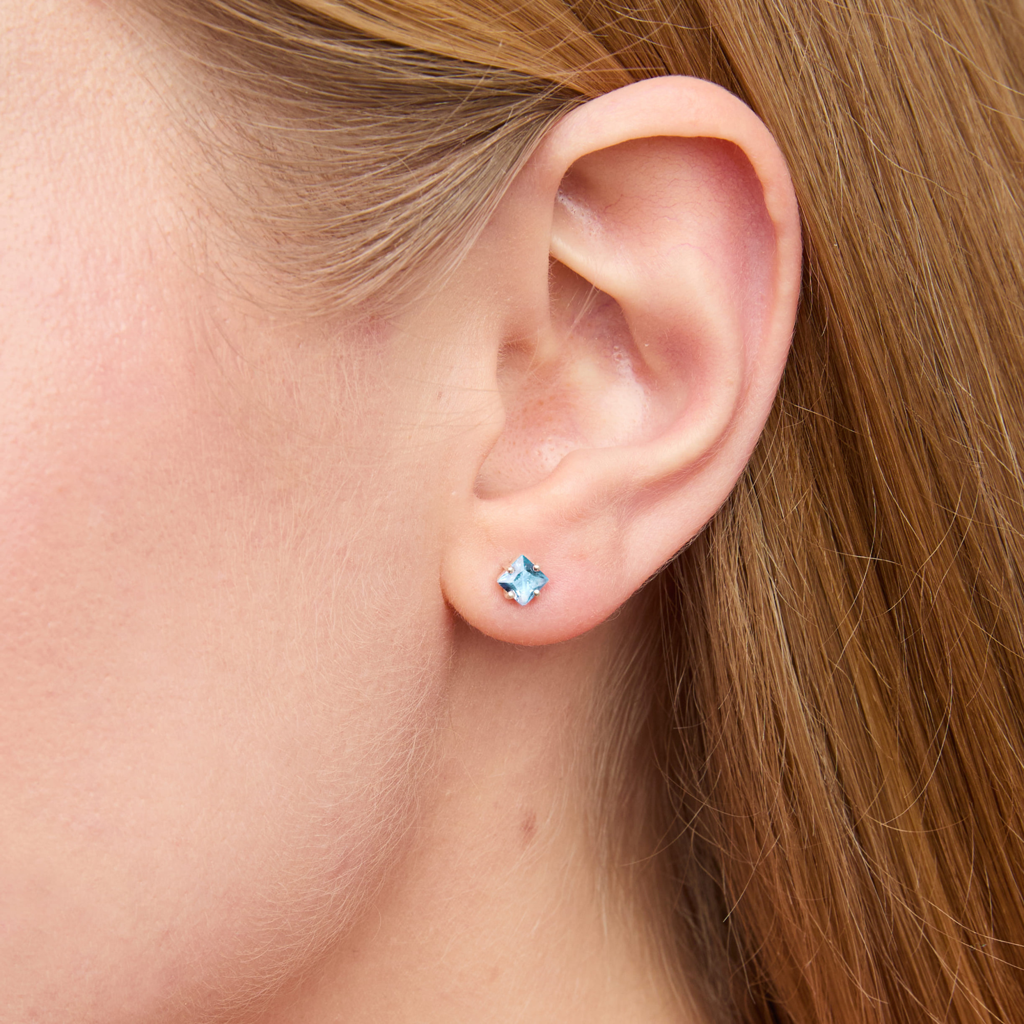 INFANTA Пусеты Principessa Punto с топазами в серебре