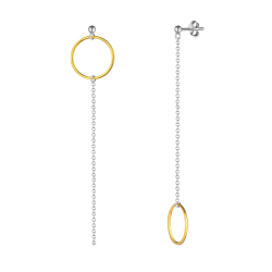 MS. MARBLE серьги Karma позолота