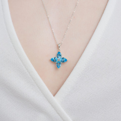 INFANTA Кулон Principessa Pere с топазами груша