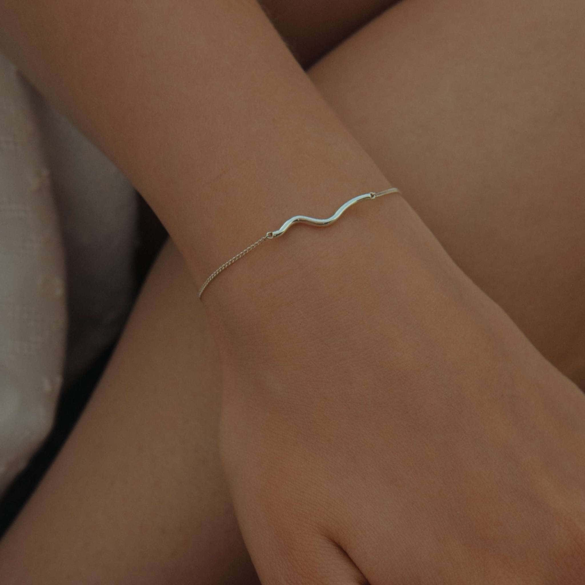 MS. MARBLE Браслет Flow серебро