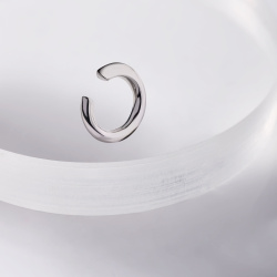 INFANTA Кафф Треугольник - Круг серебро