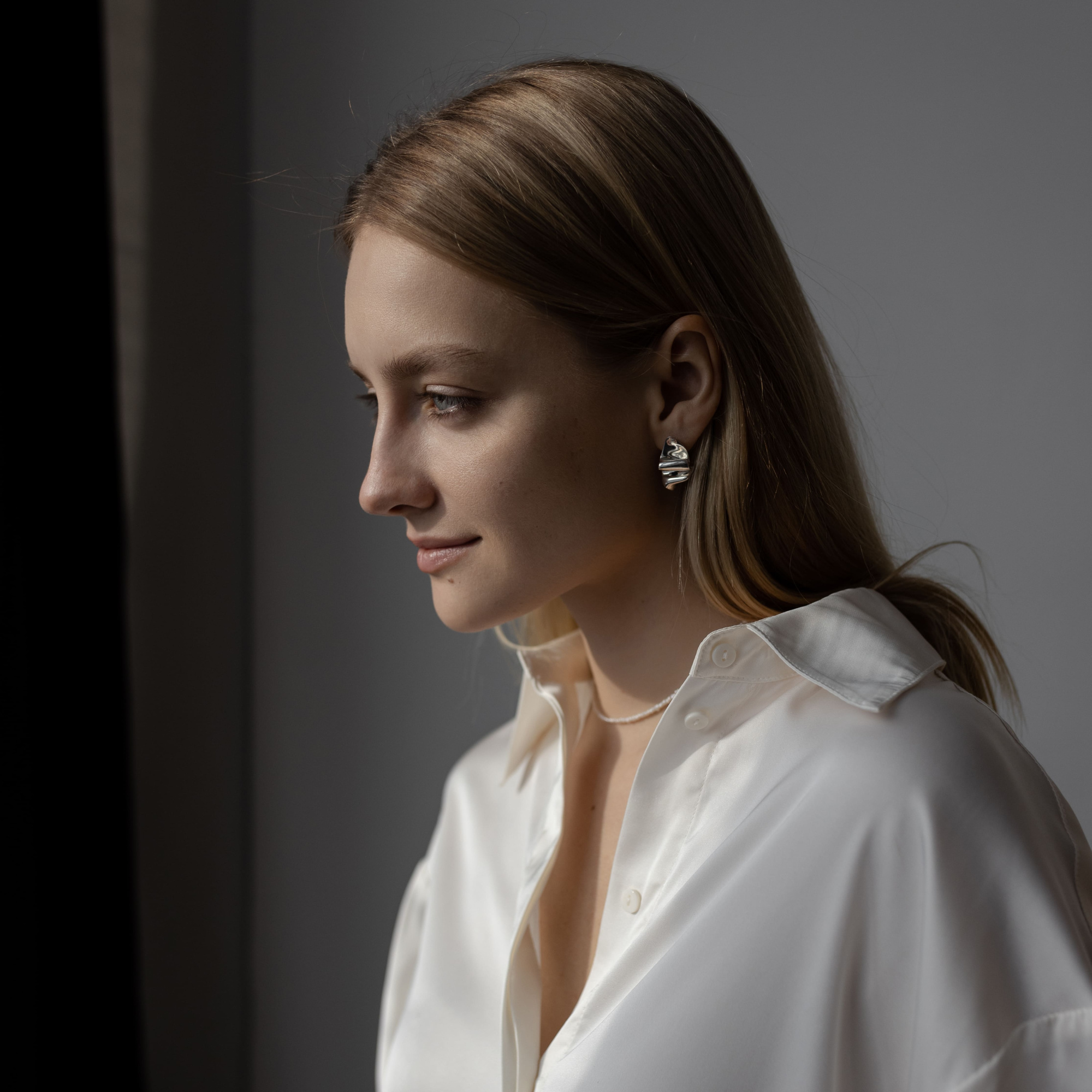 MS. MARBLE серьги Kindness серебро