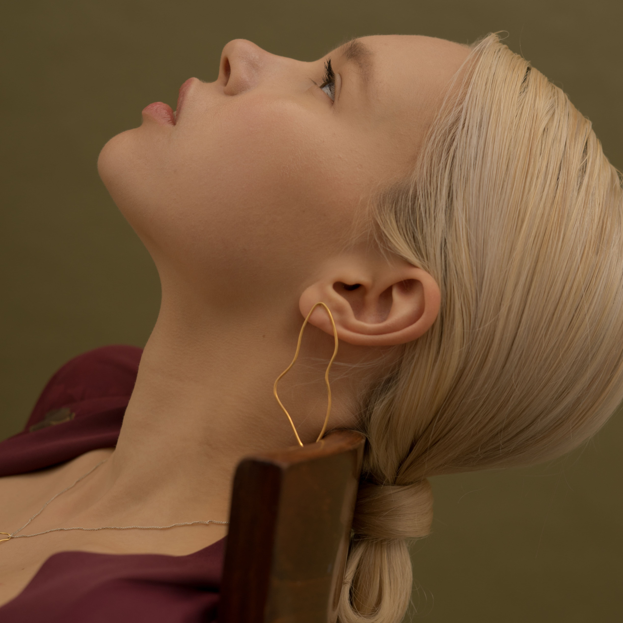 MS. MARBLE серьги Empathy closed позолота