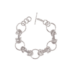 EKATERINA TOLSTAYA Браслет Цепочка из битого серебра